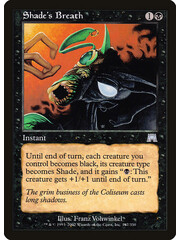 Magic: The Gathering Shade's Breath (167) Lightly Played