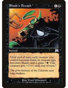 Magic: The Gathering Shade's Breath (167) Lightly Played