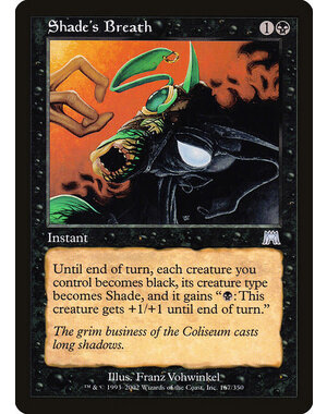 Magic: The Gathering Shade's Breath (167) Lightly Played