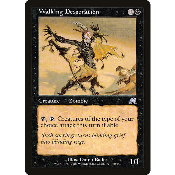 Magic: The Gathering Walking Desecration (180) Lightly Played