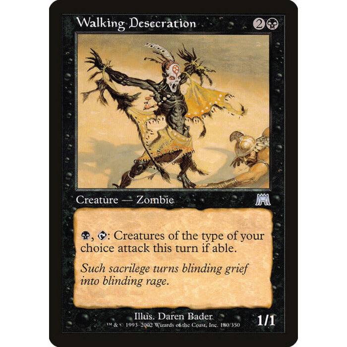 Magic: The Gathering Walking Desecration (180) Lightly Played