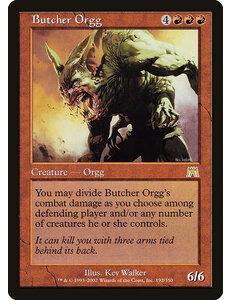 Magic: The Gathering Butcher Orgg (192) Lightly Played