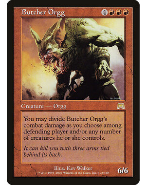 Magic: The Gathering Butcher Orgg (192) Lightly Played