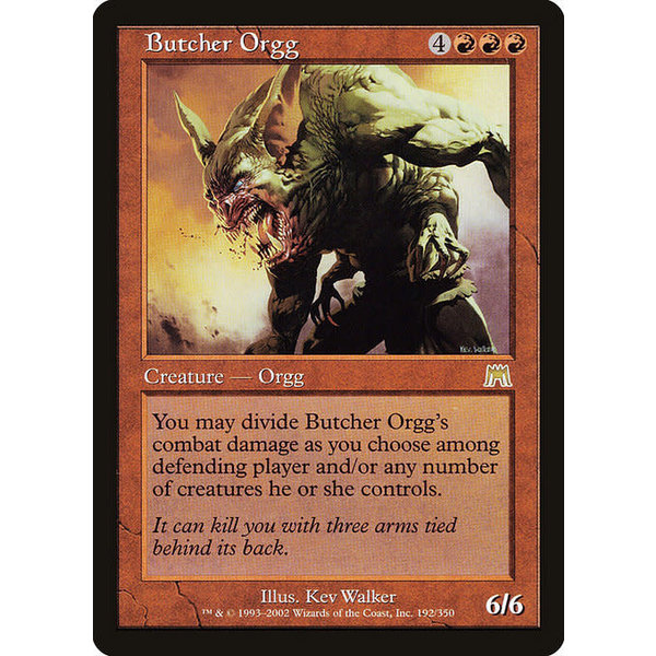 Magic: The Gathering Butcher Orgg (192) Lightly Played