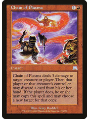 Magic: The Gathering Chain of Plasma (193) Lightly Played