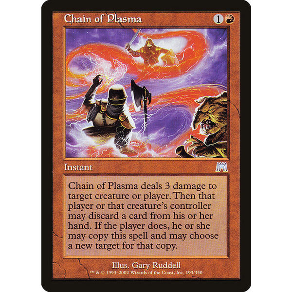Magic: The Gathering Chain of Plasma (193) Lightly Played