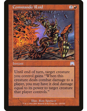 Magic: The Gathering Commando Raid (195) Lightly Played