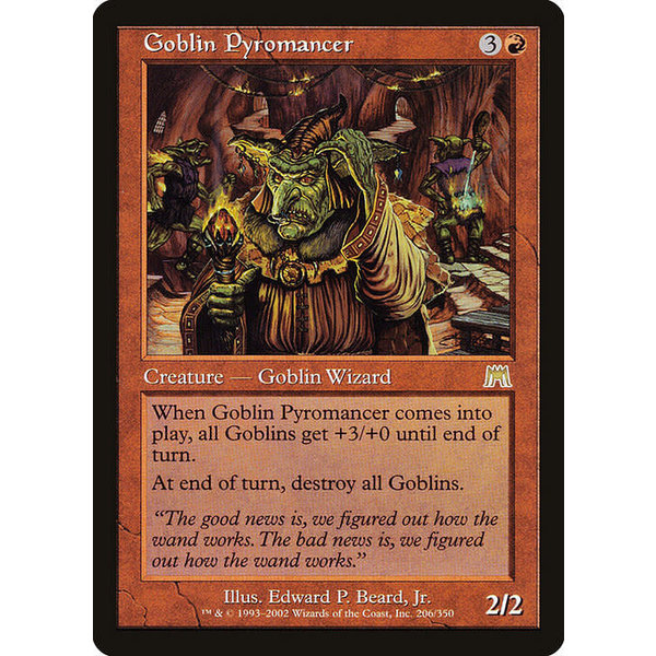 Magic: The Gathering Goblin Pyromancer (206) Lightly Played