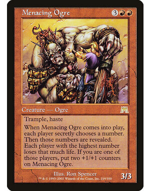 Magic: The Gathering Menacing Ogre (219) Lightly Played