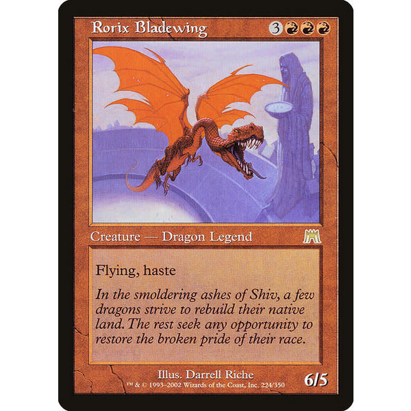Magic: The Gathering Rorix Bladewing (224) Lightly Played