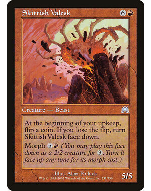 Magic: The Gathering Skittish Valesk (231) Lightly Played