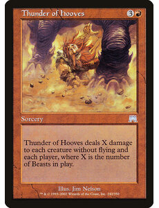 Magic: The Gathering Thunder of Hooves (242) Lightly Played