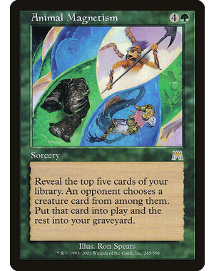 Magic: The Gathering Animal Magnetism (245) Lightly Played
