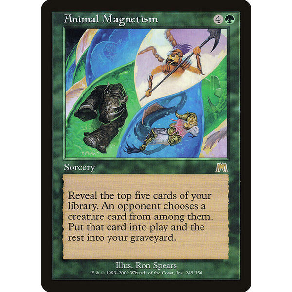 Magic: The Gathering Animal Magnetism (245) Lightly Played