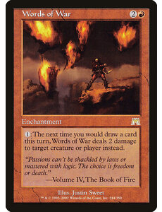 Magic: The Gathering Words of War (244) Heavily Played