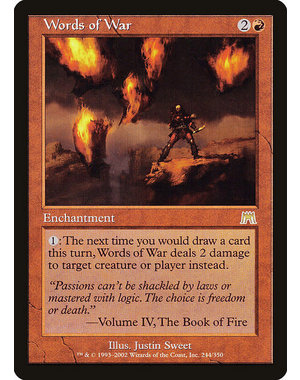 Magic: The Gathering Words of War (244) Heavily Played