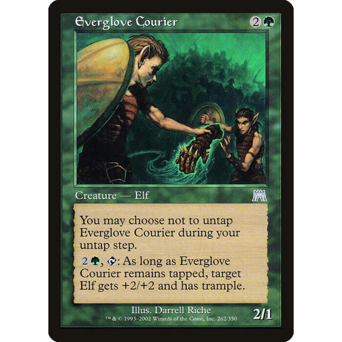 Magic: The Gathering Everglove Courier (262) Lightly Played