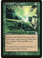 Magic: The Gathering Explosive Vegetation (263) Lightly Played