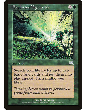 Magic: The Gathering Explosive Vegetation (263) Lightly Played