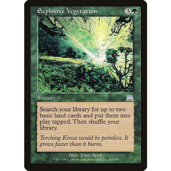 Magic: The Gathering Explosive Vegetation (263) Lightly Played