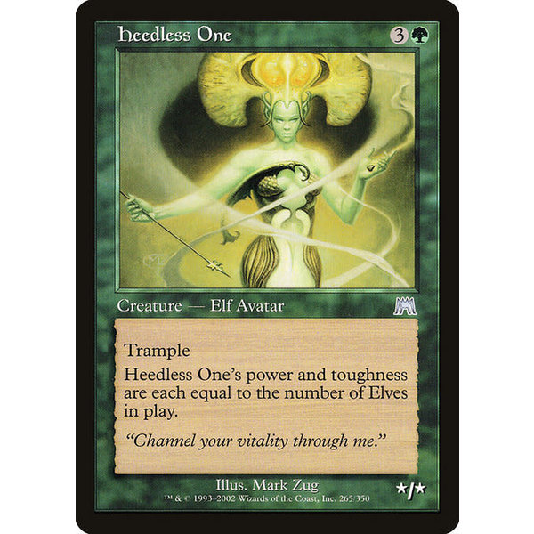 Magic: The Gathering Heedless One (265) Lightly Played