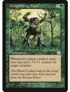 Magic: The Gathering Invigorating Boon (267) Lightly Played