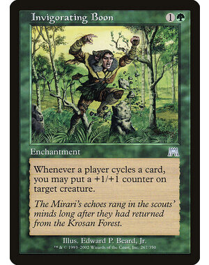 Magic: The Gathering Invigorating Boon (267) Lightly Played