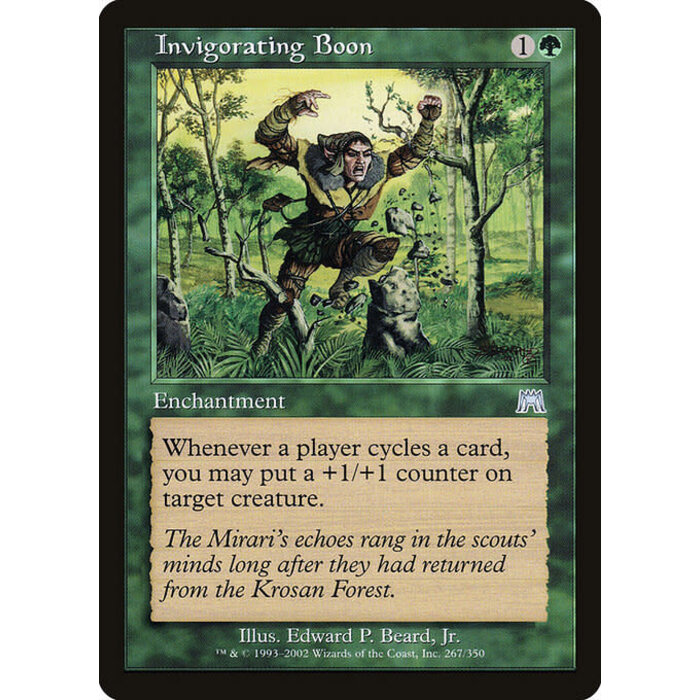 Magic: The Gathering Invigorating Boon (267) Lightly Played