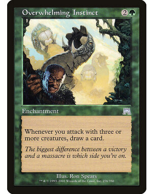 Magic: The Gathering Overwhelming Instinct (276) Lightly Played