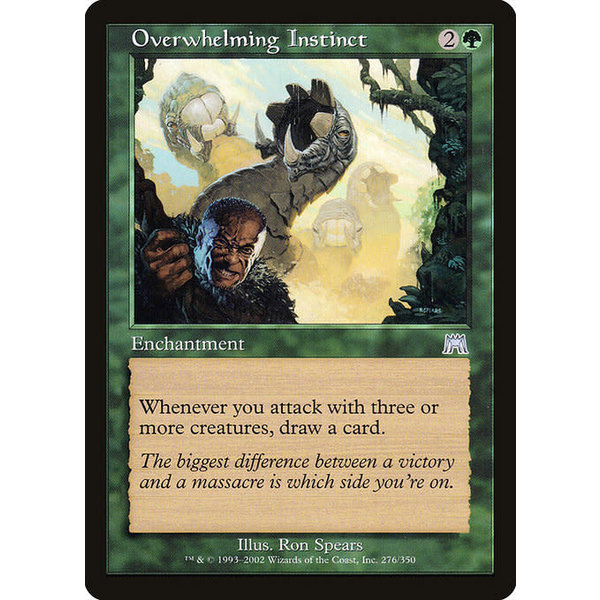 Magic: The Gathering Overwhelming Instinct (276) Lightly Played