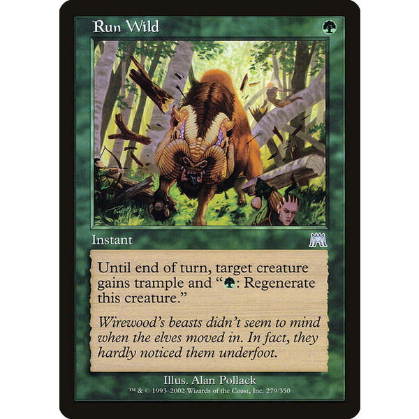 Magic: The Gathering Run Wild (279) Lightly Played