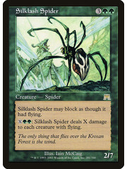 Magic: The Gathering Silklash Spider (281) Lightly Played
