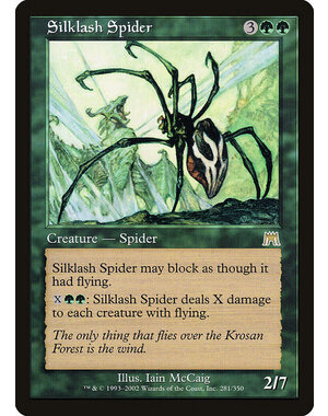 Magic: The Gathering Silklash Spider (281) Lightly Played
