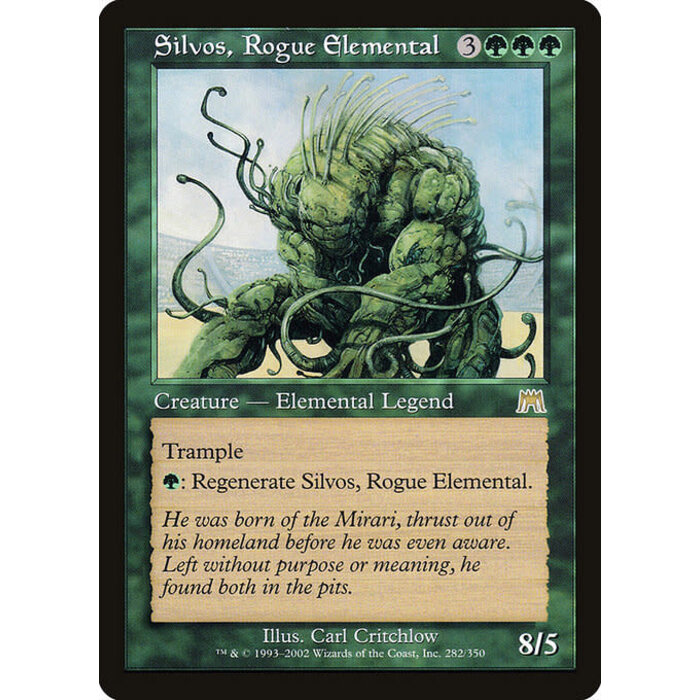 Magic: The Gathering Silvos, Rogue Elemental (282) Lightly Played