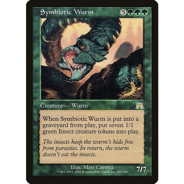 Magic: The Gathering Symbiotic Wurm (289) Lightly Played
