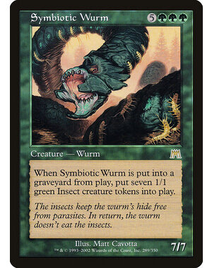 Magic: The Gathering Symbiotic Wurm (289) Moderately Played