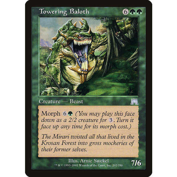 Magic: The Gathering Towering Baloth (292) Lightly Played