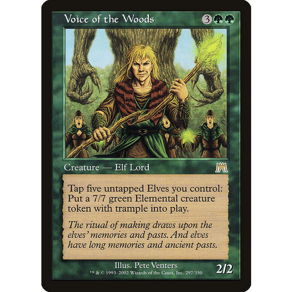 Magic: The Gathering Voice of the Woods (297) Lightly Played