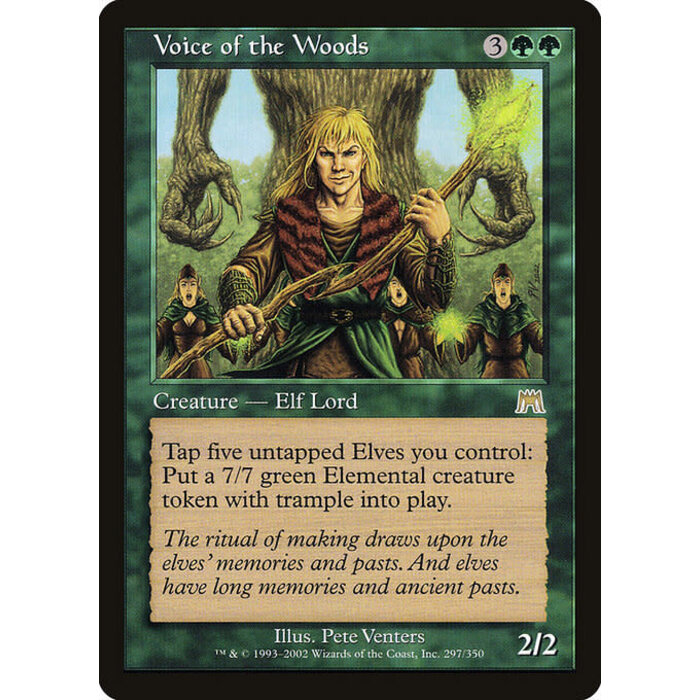 Magic: The Gathering Voice of the Woods (297) Lightly Played