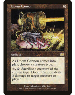 Magic: The Gathering Doom Cannon (307) Lightly Played
