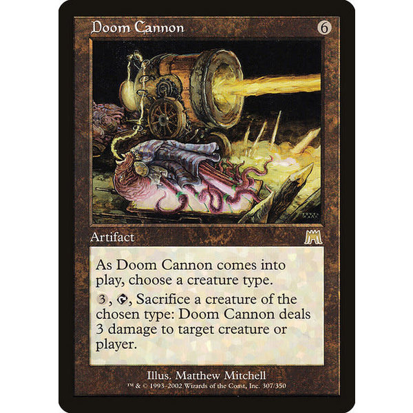 Magic: The Gathering Doom Cannon (307) Lightly Played