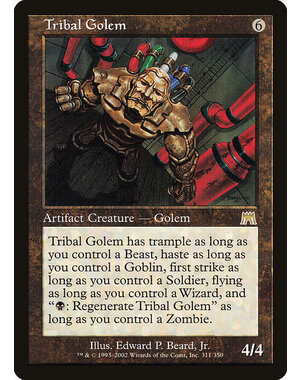 Magic: The Gathering Tribal Golem (311) Lightly Played
