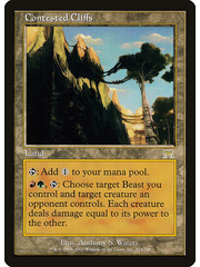 Magic: The Gathering Contested Cliffs (314) Lightly Played