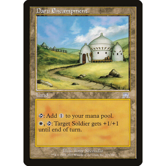 Magic: The Gathering Daru Encampment (315) Lightly Played
