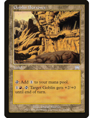Magic: The Gathering Goblin Burrows (318) Lightly Played