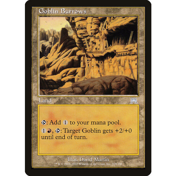 Magic: The Gathering Goblin Burrows (318) Lightly Played