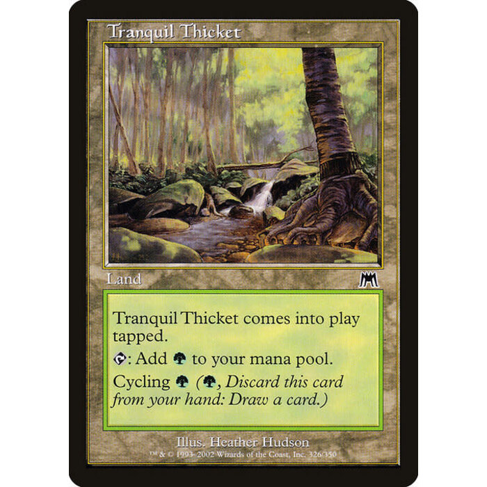 Magic: The Gathering Tranquil Thicket (326) Lightly Played