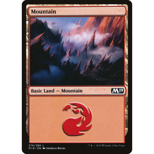Magic: The Gathering Mountain (276) (276) Near Mint Foil