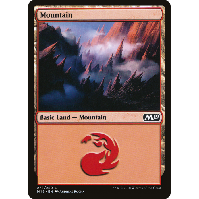 Magic: The Gathering Mountain (276) (276) Lightly Played