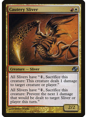Magic: The Gathering Cautery Sliver (154) Moderately Played